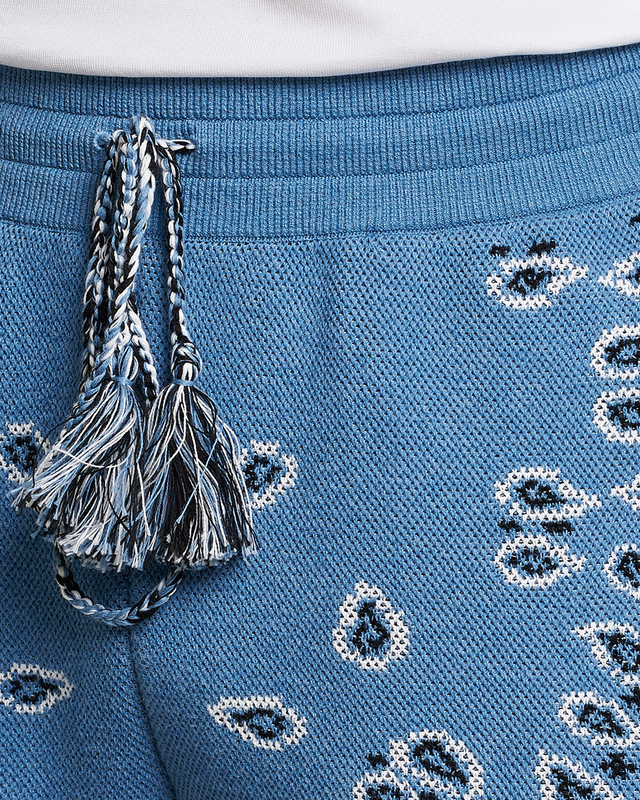 Heren | Korte broek | Alanui | Bandana Print Shorts Light Blue