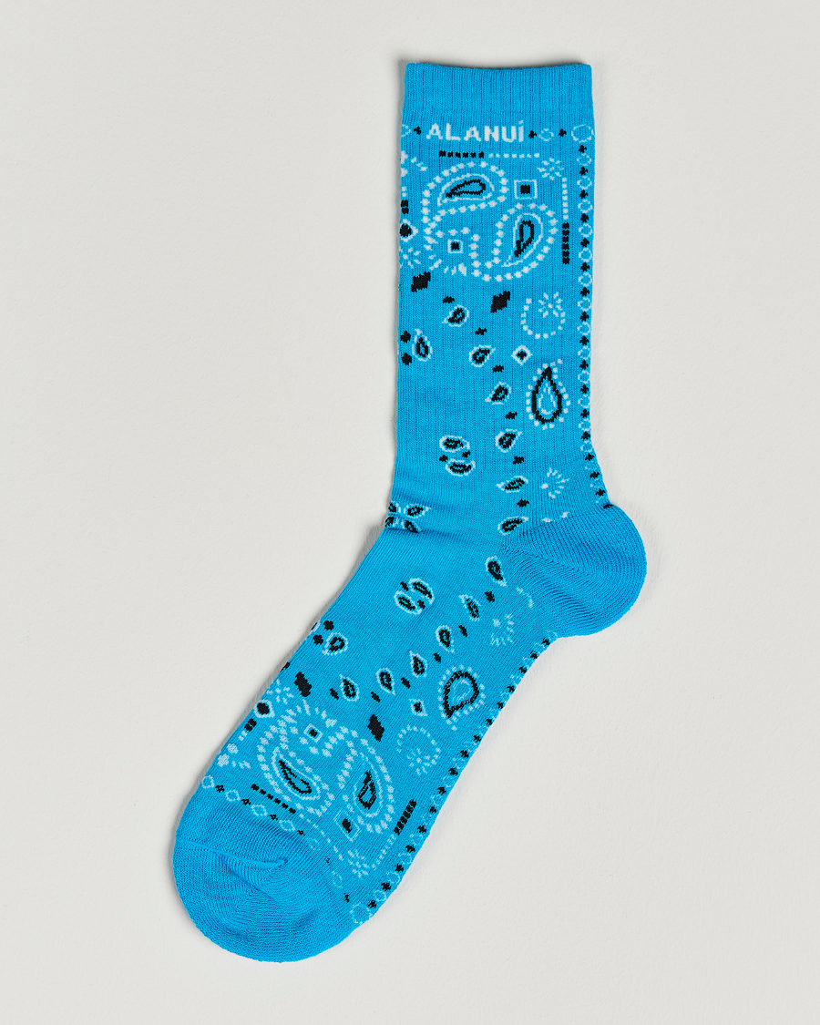 Heren | Ondergoed | Alanui | Bandana Socks Light Blue