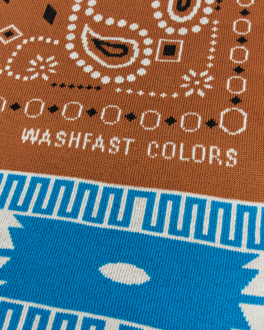 Heren | Alanui Bandana Jacquard Blanket Brown | Alanui | Bandana Jacquard Blanket Brown