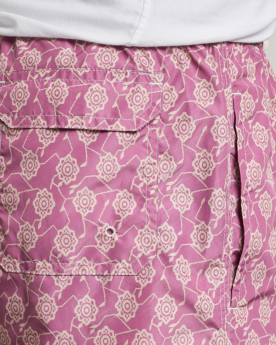 Heren | Zwembroek | Altea | Printed Swim Trunks Pale Burgundy
