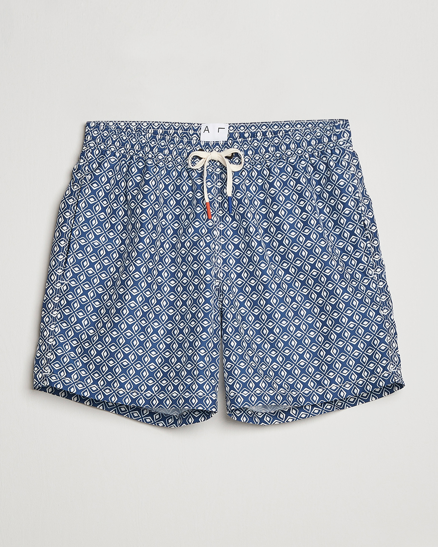 Heren | Zwembroek | Altea | Printed Swim Trunks Navy