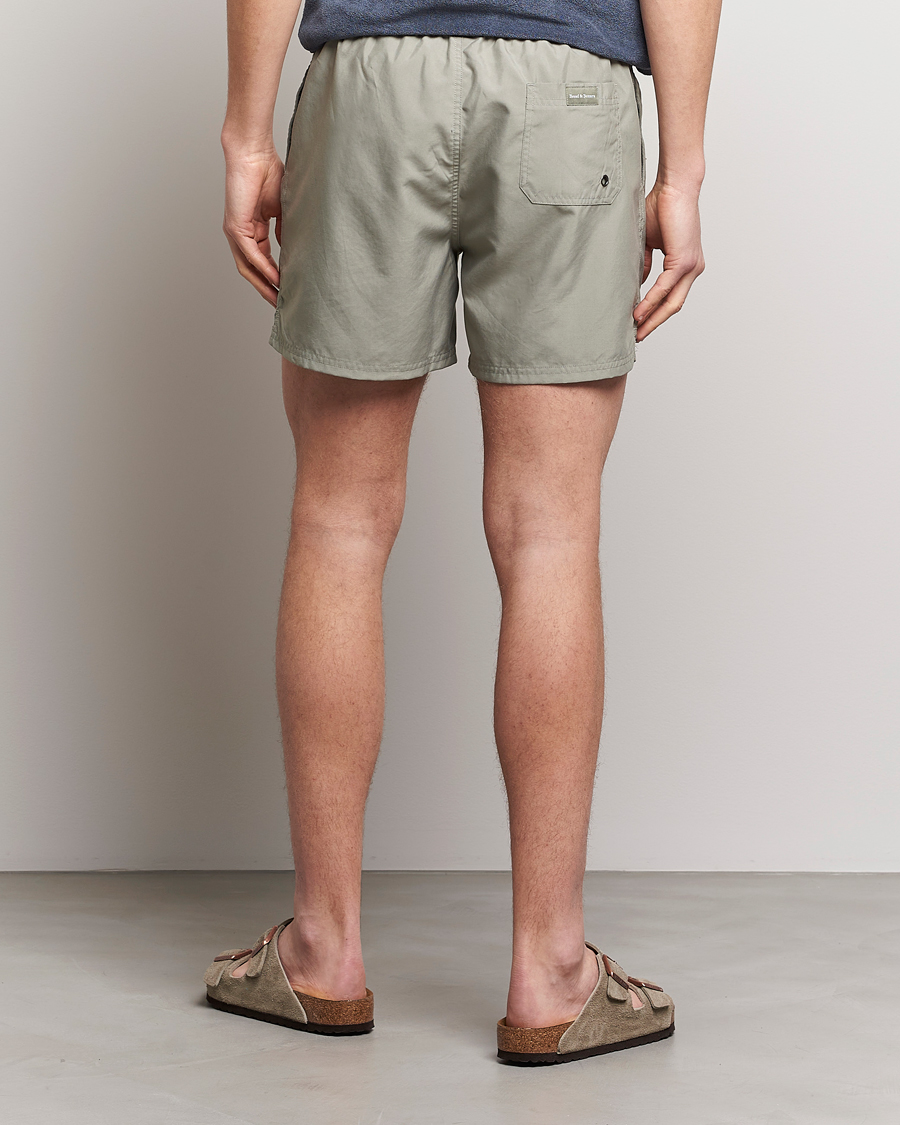 Heren | Zwembroek | Bread & Boxers | Swimshorts Sage Green