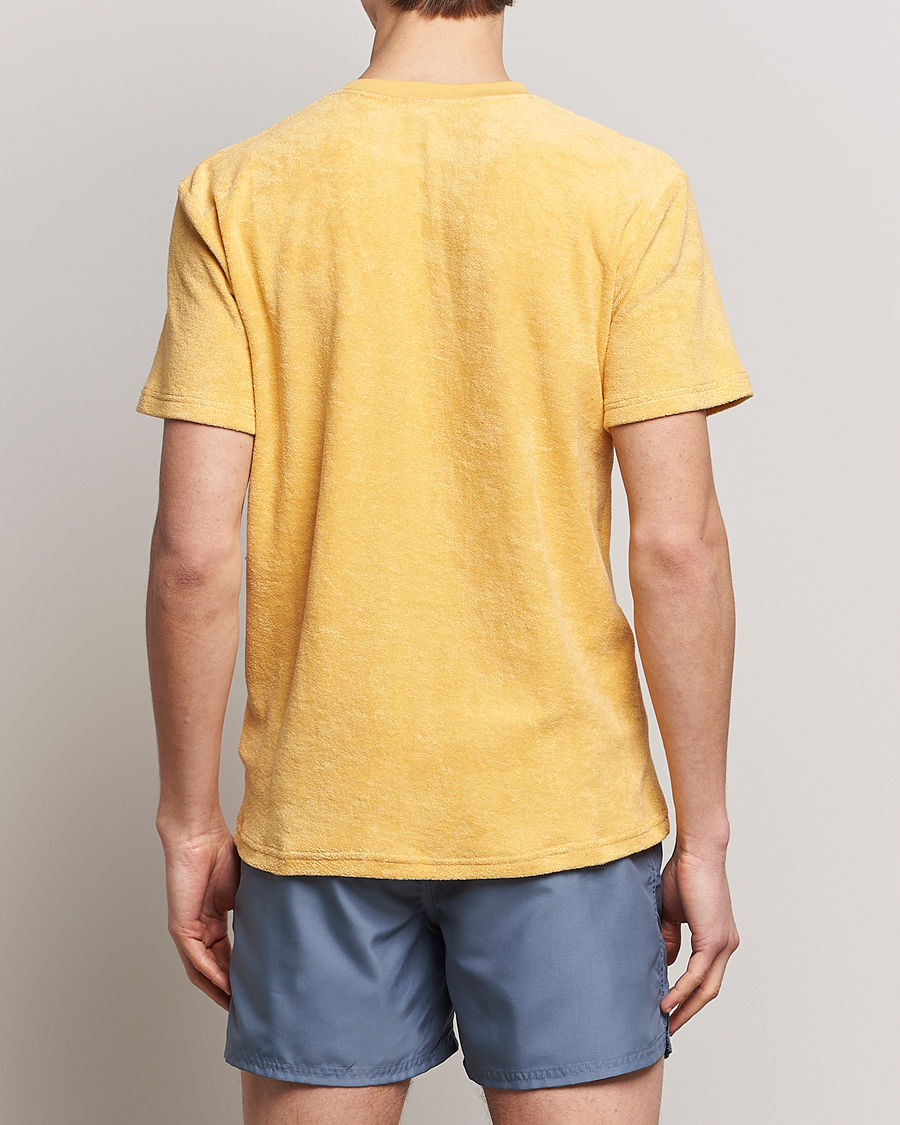 Heren | T-shirts | Bread & Boxers | Terry Crew Neck T-Shirt Sahara Sun