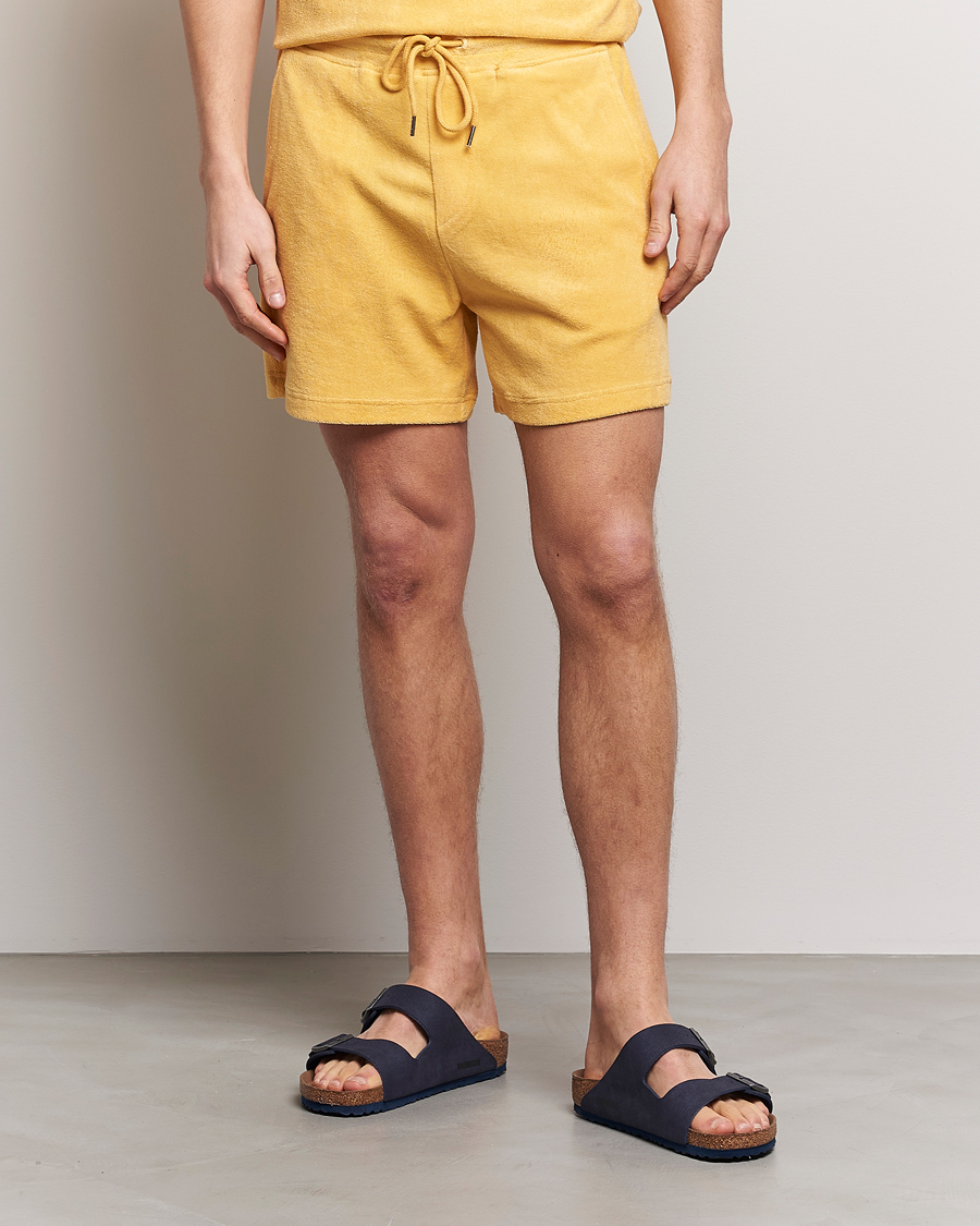 Heren | Korte broek | Bread & Boxers | Terry Drawstring Shorts Sahara Sun