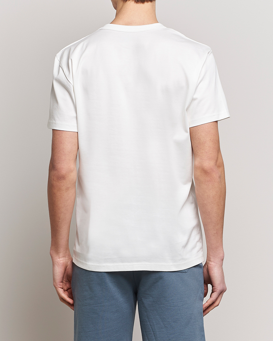 Heren | T-shirts | Bread & Boxers | Pima Cotton Crew Neck T-Shirt Ivory