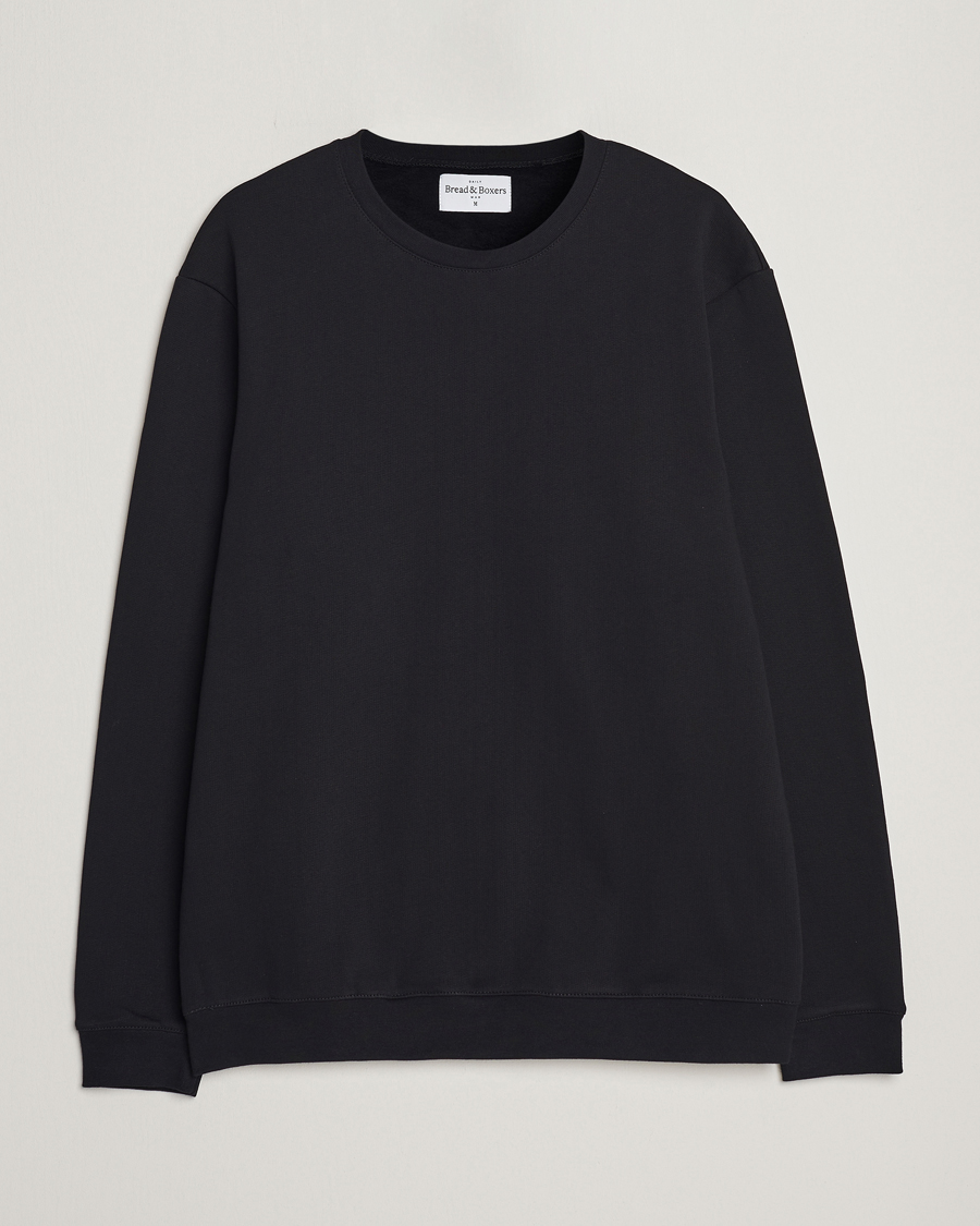 Heren | Truien | Bread & Boxers | Loungewear Sweatshirt Black