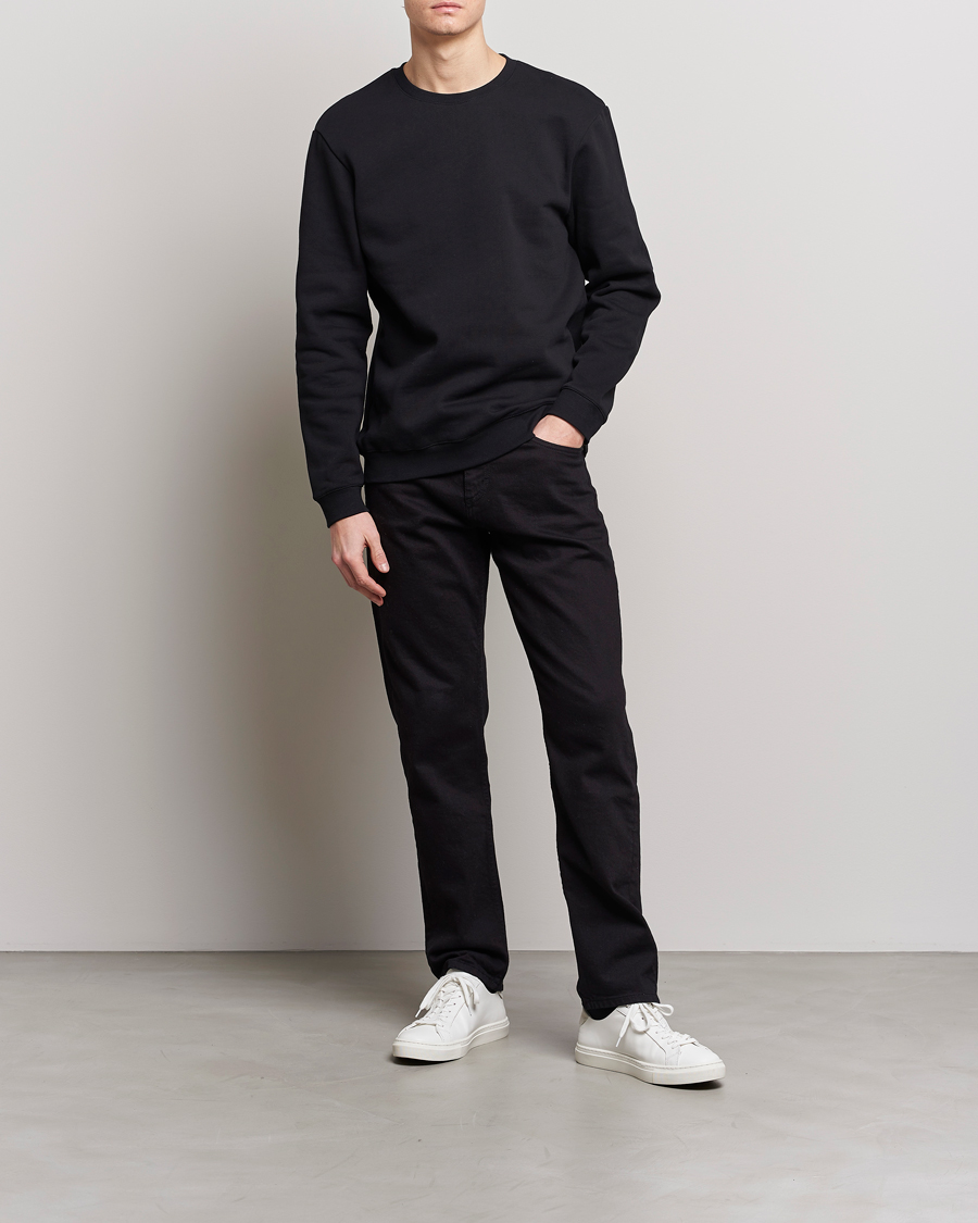 Heren | Truien | Bread & Boxers | Loungewear Sweatshirt Black