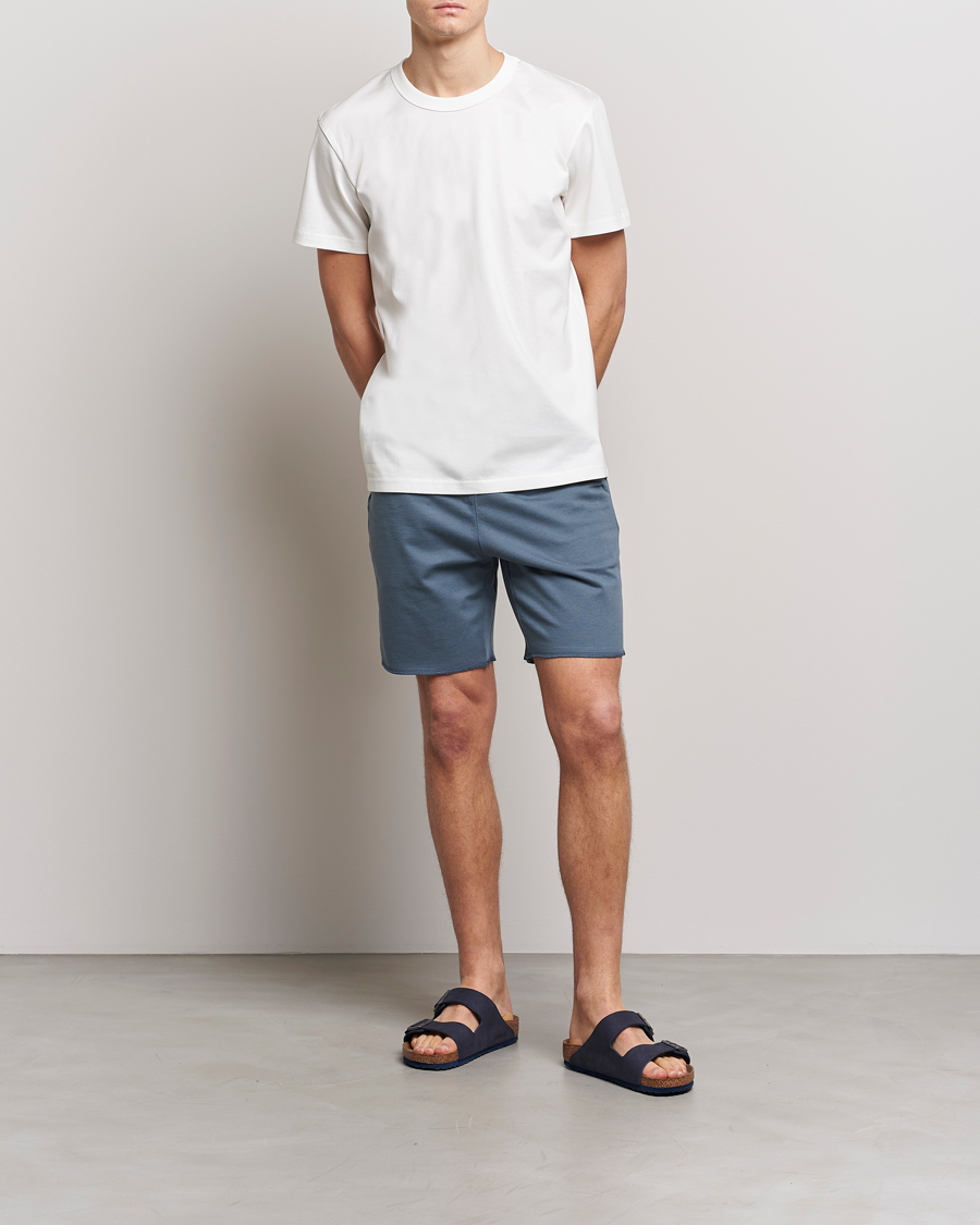 Heren | Korte broek | Bread & Boxers | Loungewear Sweatshorts Smoky Blue