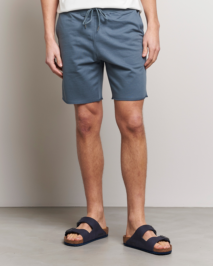 Heren | Korte broek | Bread & Boxers | Loungewear Sweatshorts Smoky Blue