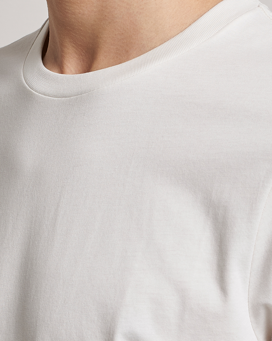 Heren | T-shirts | Bread & Boxers | Heavy Cotton Crew Neck Tee Ivory