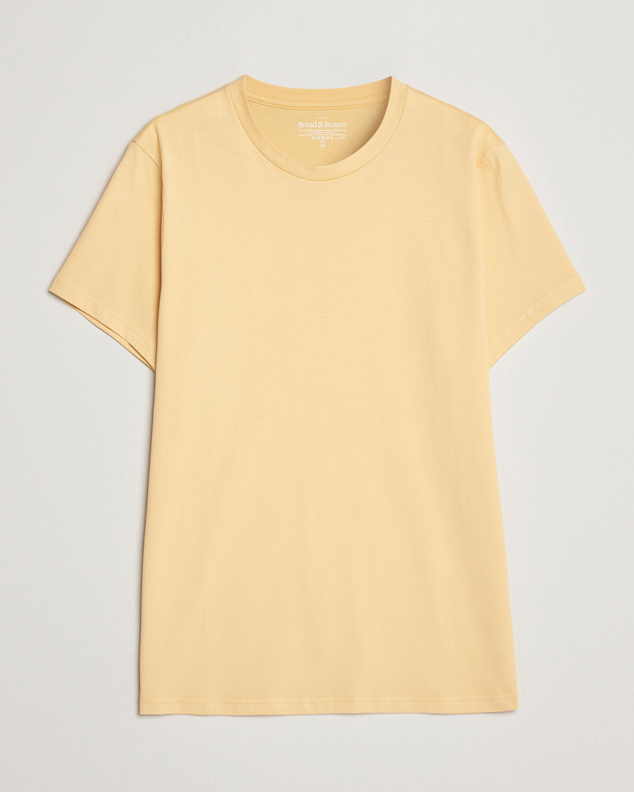 Heren | T-shirts | Bread & Boxers | Heavy Cotton Crew Neck Tee Sahara Sun