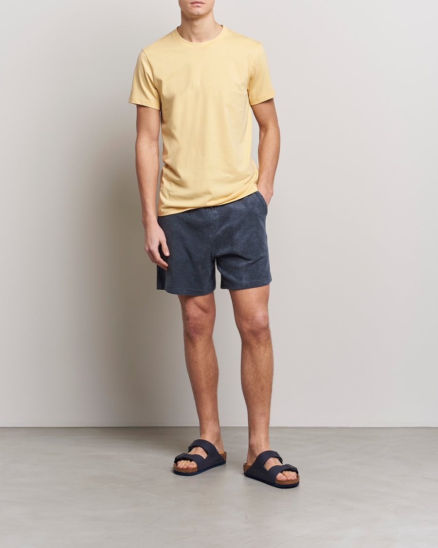 Heren | T-shirts | Bread & Boxers | Heavy Cotton Crew Neck Tee Sahara Sun