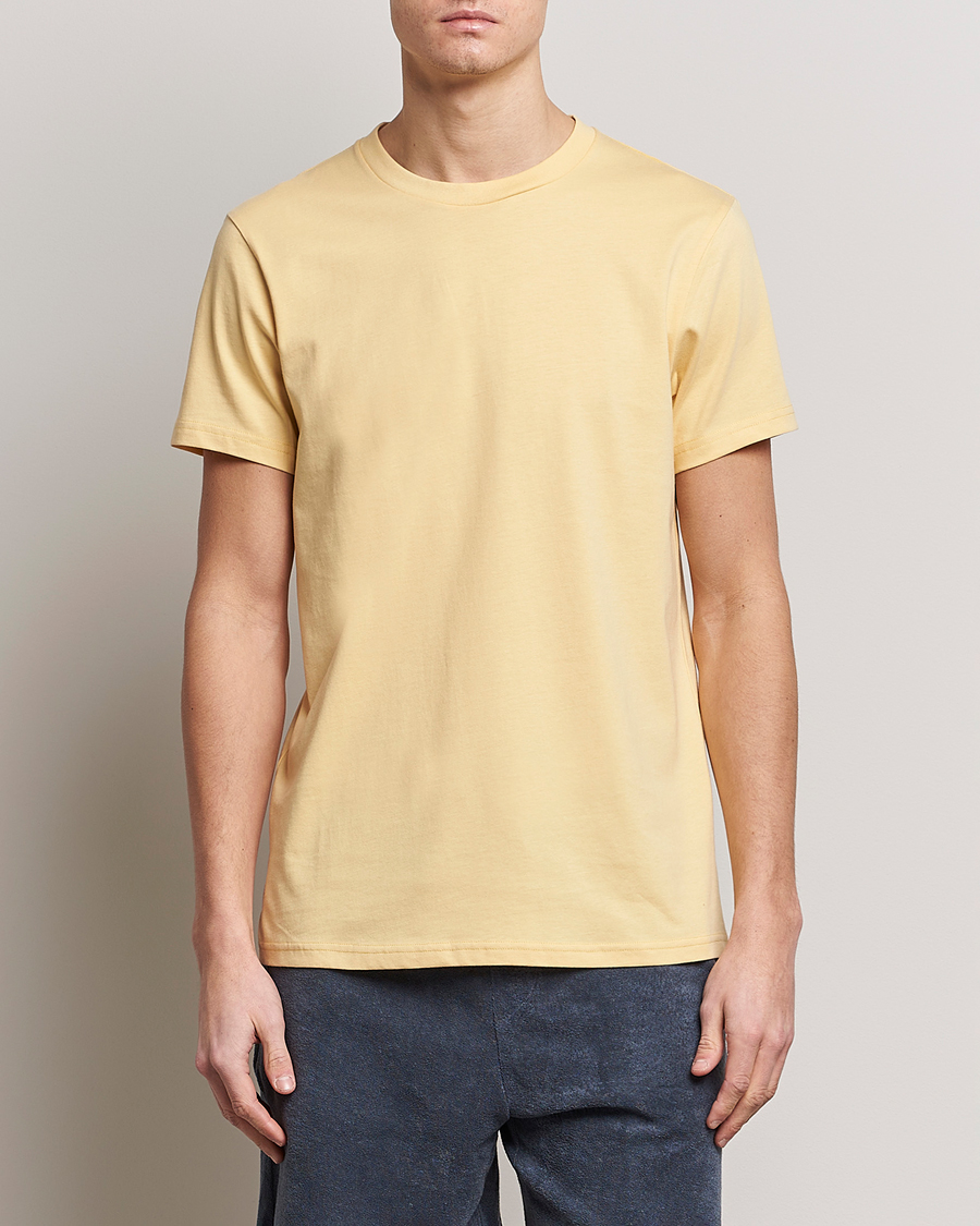 Heren | T-shirts | Bread & Boxers | Heavy Cotton Crew Neck Tee Sahara Sun