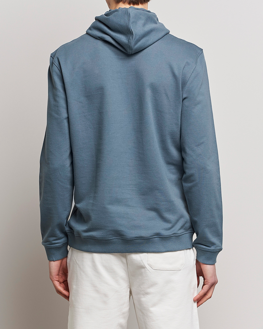Heren | Truien | Bread & Boxers | Loungwear Hoodie Smoky Blue