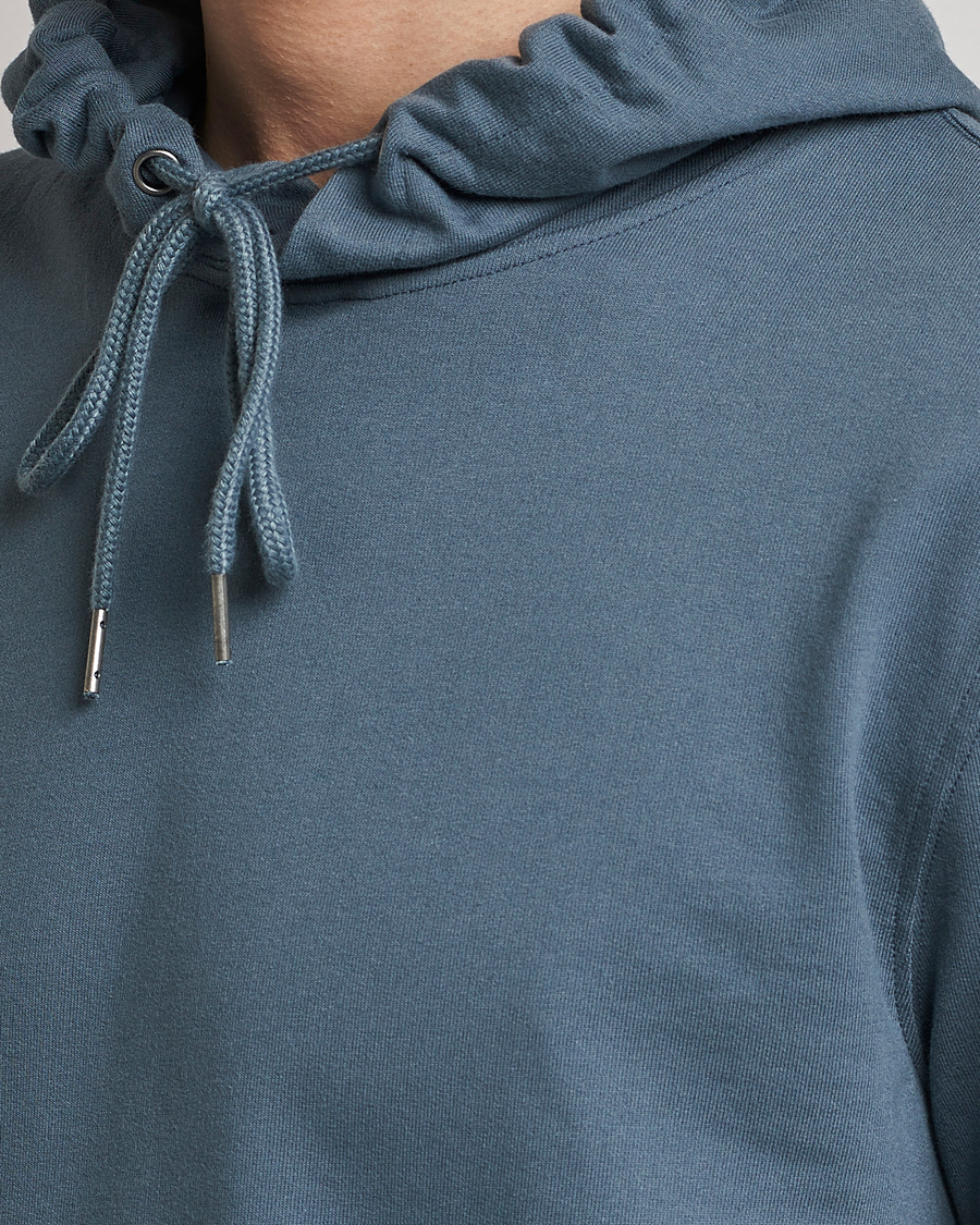 Heren | Truien | Bread & Boxers | Loungwear Hoodie Smoky Blue