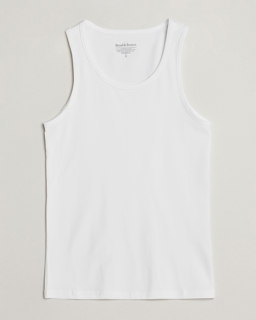 Heren | T-shirts | Bread & Boxers | 2-Pack Tank Top White