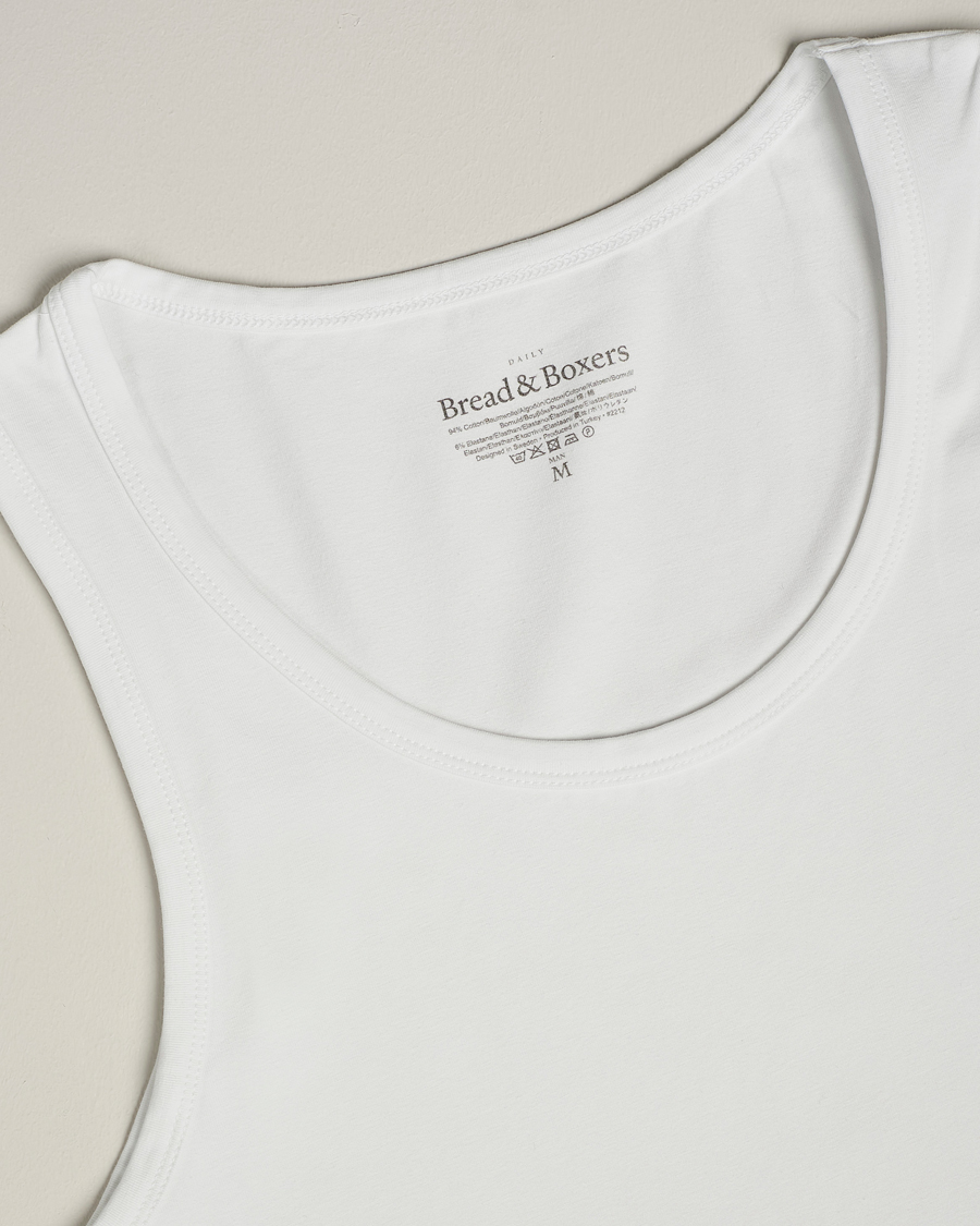 Heren | T-shirts | Bread & Boxers | 2-Pack Tank Top White
