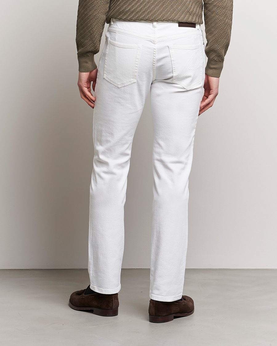 Heren | Broeken | Brioni | Slim Fit 5-Pocket Pants White