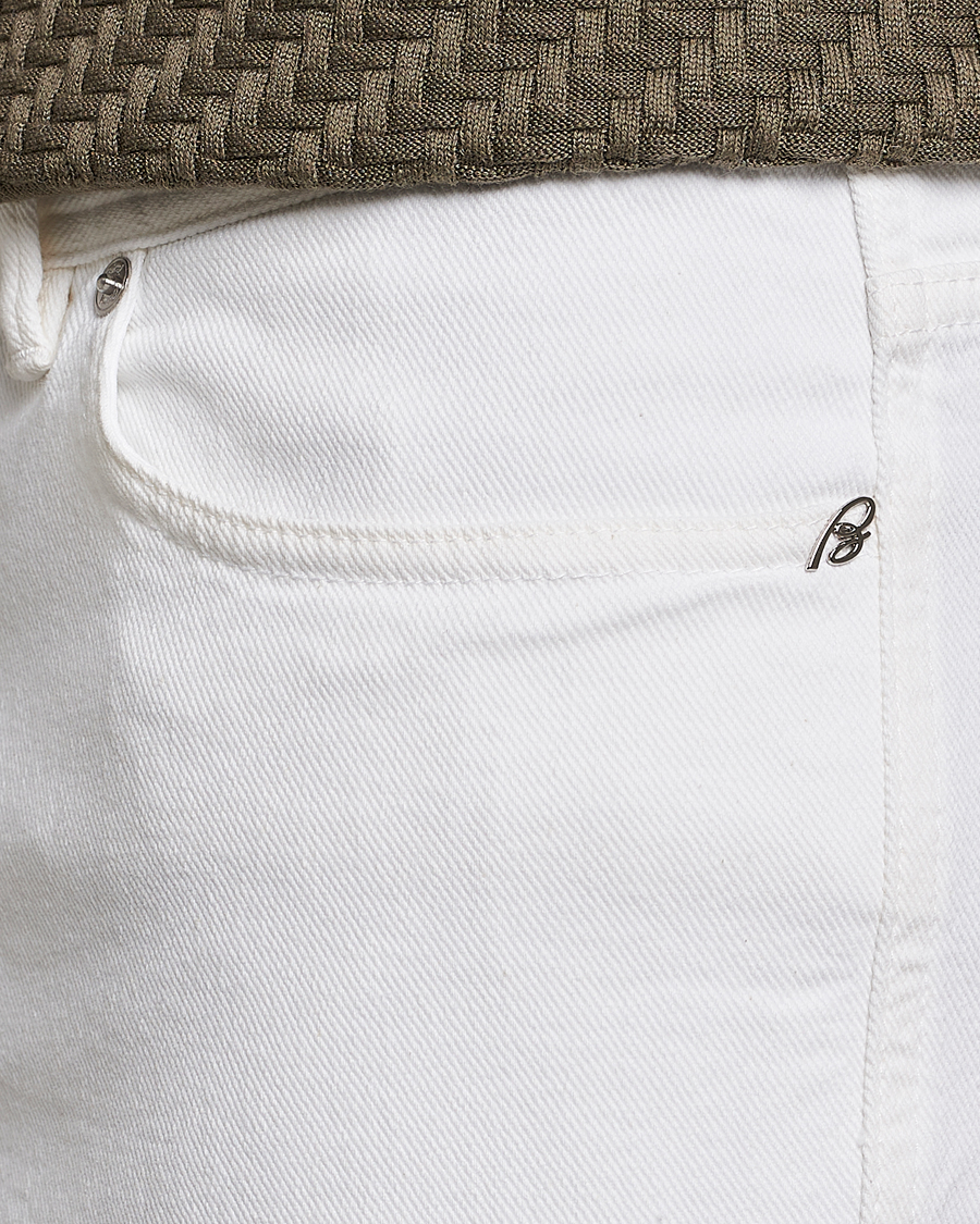 Heren | Broeken | Brioni | Slim Fit 5-Pocket Pants White