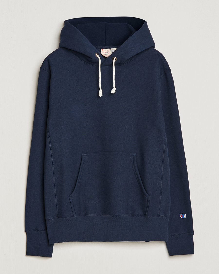 Heren | Truien | Champion | Reverse Weave Soft Fleece Hood Navy