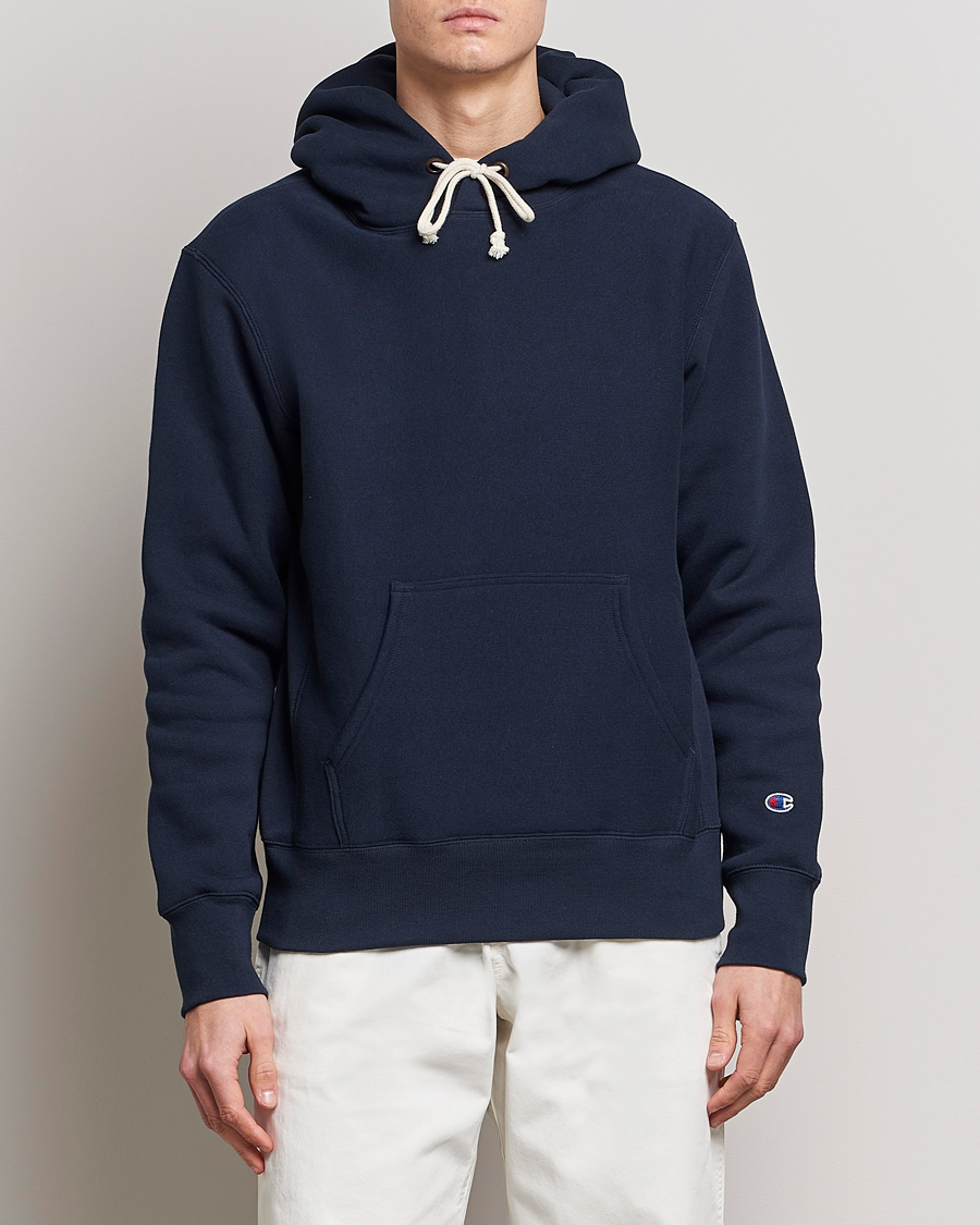Heren | Truien | Champion | Reverse Weave Soft Fleece Hood Navy