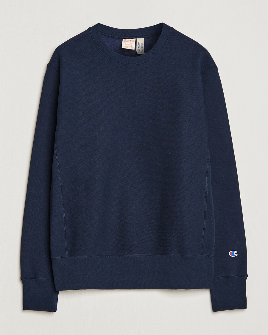 Heren | Truien | Champion | Reverse Weave Soft Fleece Sweatshirt Navy