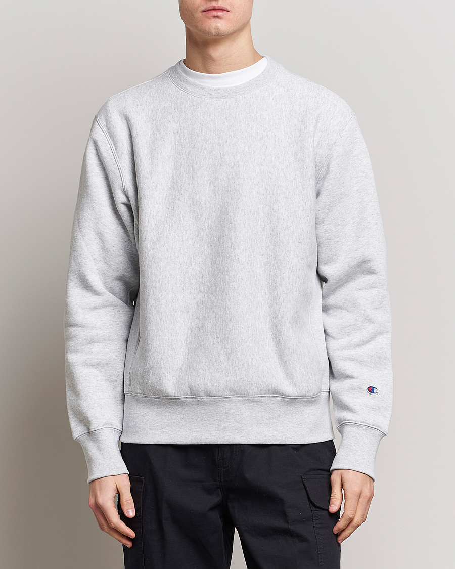 Heren | Truien | Champion | Reverse Weave Soft Fleece Sweatshirt Grey Melange