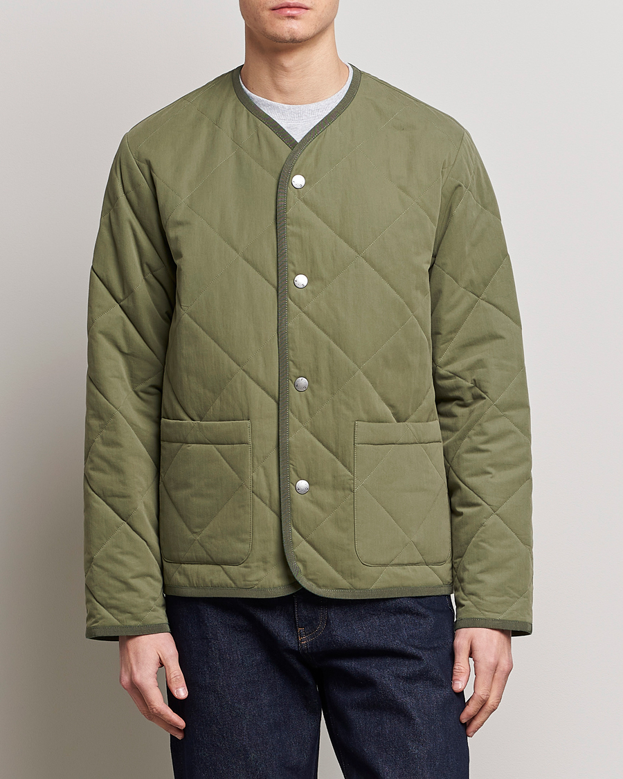 Heren | Jassen | A.P.C. | Julien Quilted Jacket Olive