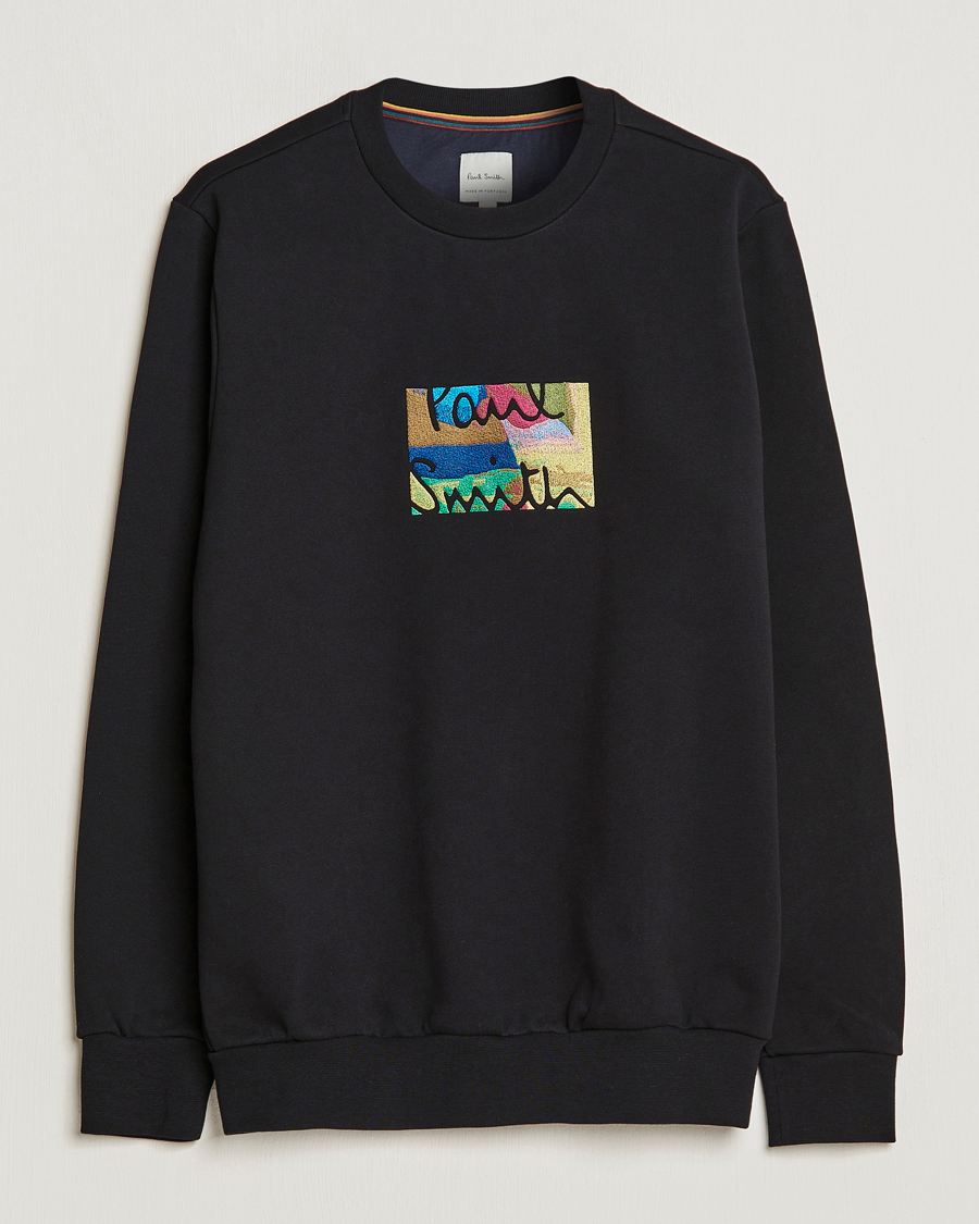 Heren | Truien | Paul Smith | Emroidered Sweatshirt Black