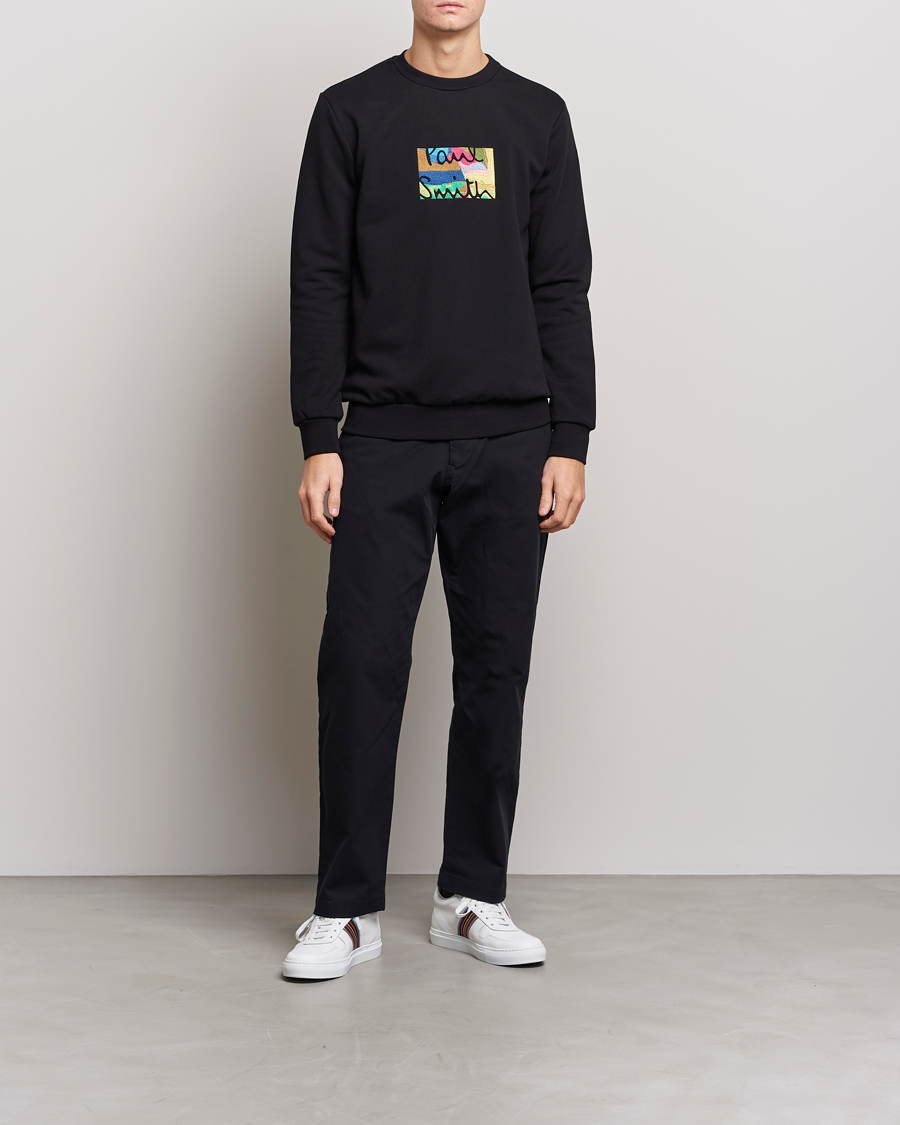 Heren | Truien | Paul Smith | Emroidered Sweatshirt Black