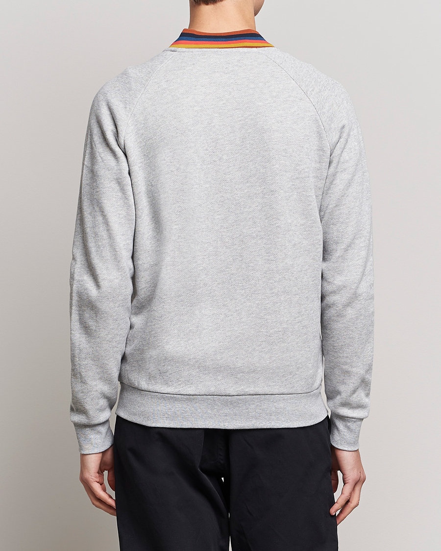 Heren | Paul Smith Bright Stripe Sweat Full Zip  Grey | Paul Smith | Bright Stripe Sweat Full Zip  Grey