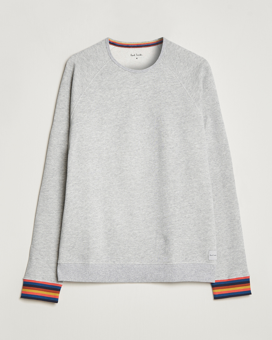 Heren | Paul Smith Bright Stripe Sweatshirt Grey | Paul Smith | Bright Stripe Sweatshirt Grey