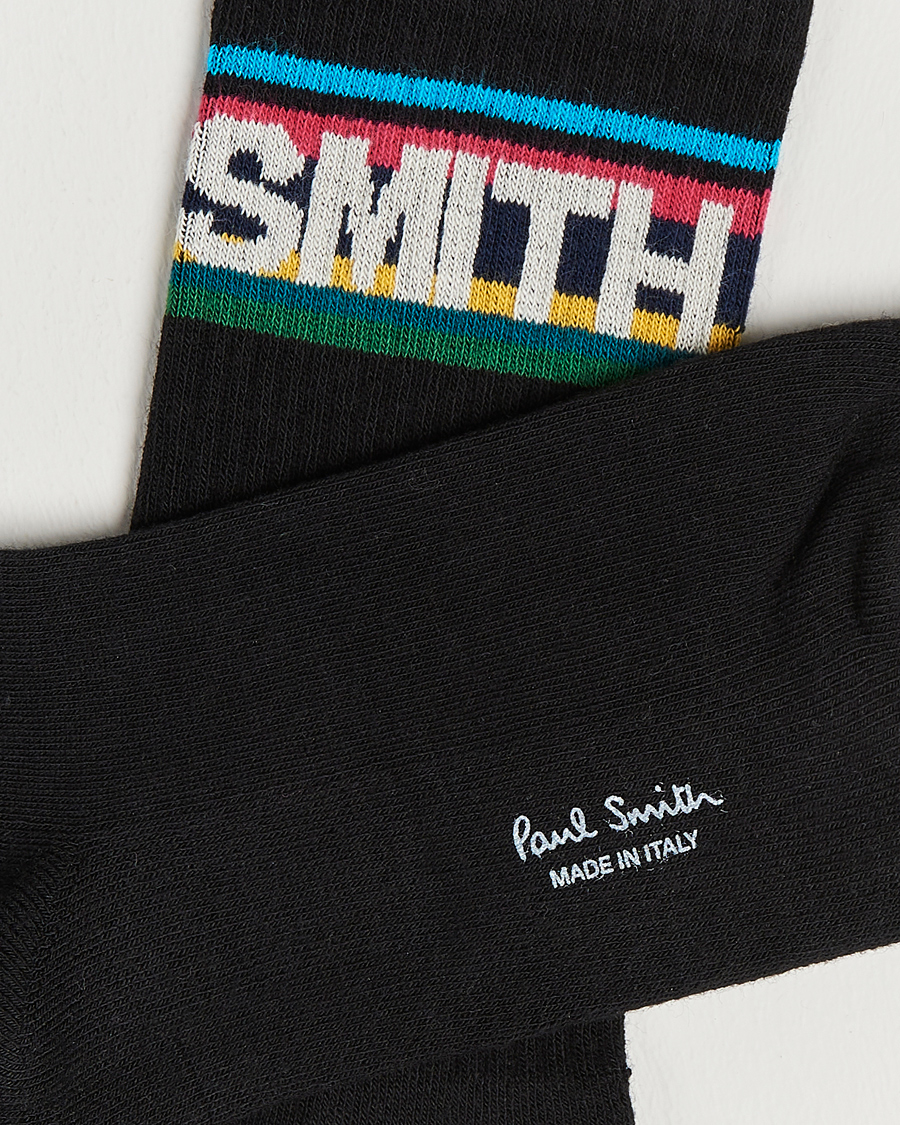 Heren | Ondergoed | Paul Smith | Ari Logo Sock Black
