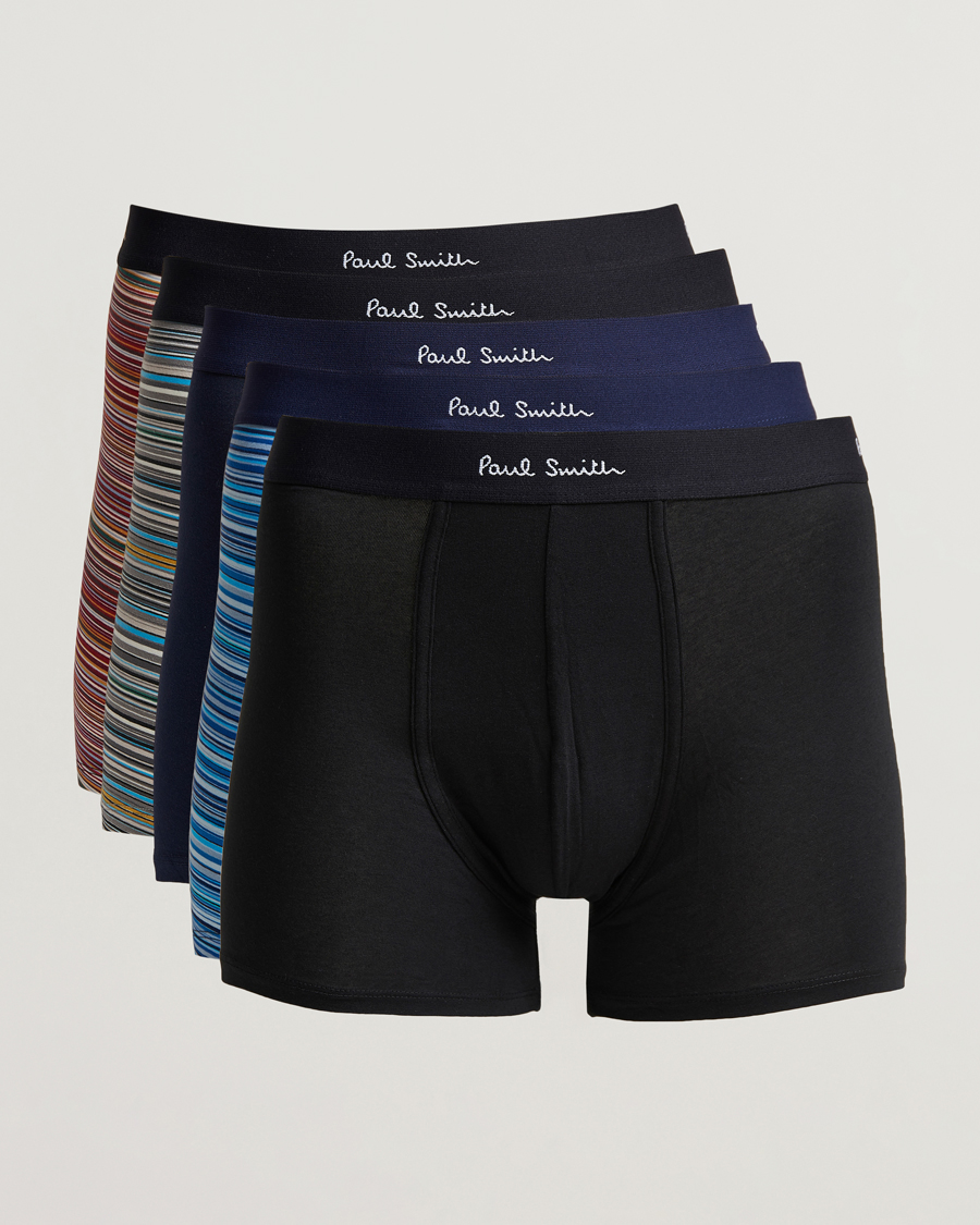 Heren | Ondergoed | Paul Smith | Long 5-Pack Trunk Navy