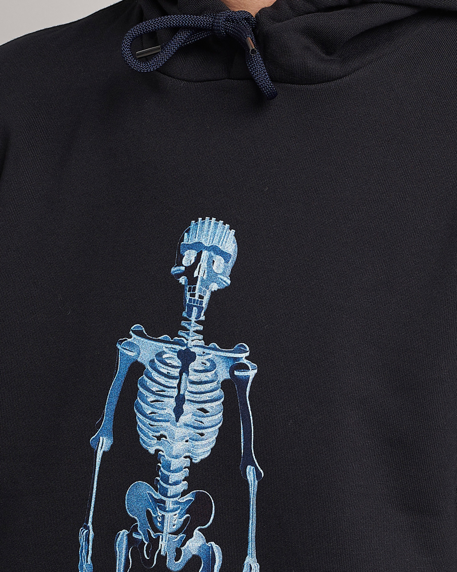 Heren | Truien | PS Paul Smith | Skeleton Organic Cotton Hoodie Black