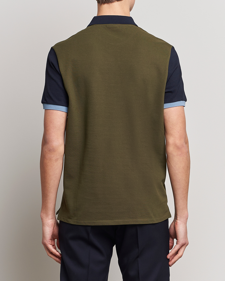 Heren | Polo's | PS Paul Smith | Organic Cotton Pique Green/Navy