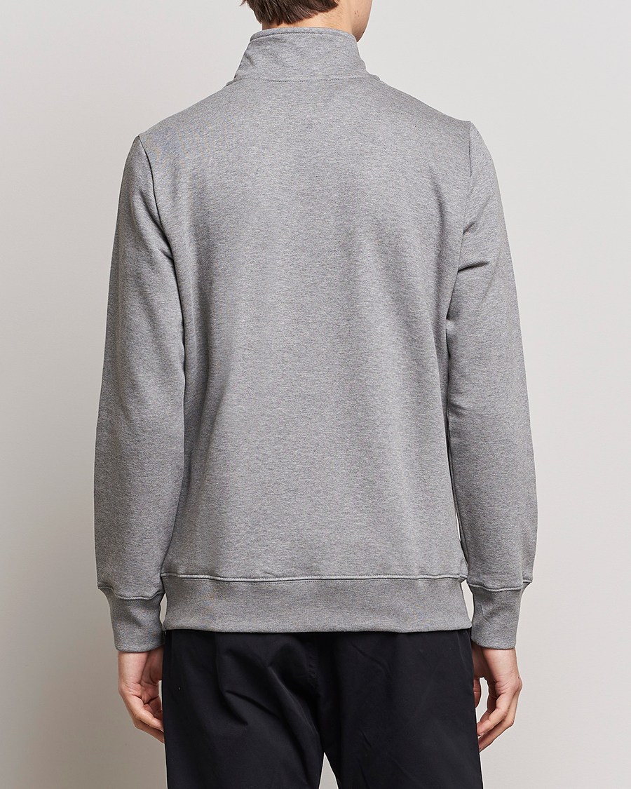 Heren | Truien | PS Paul Smith | Organic Cotton Zebra Half Zip Grey Melange