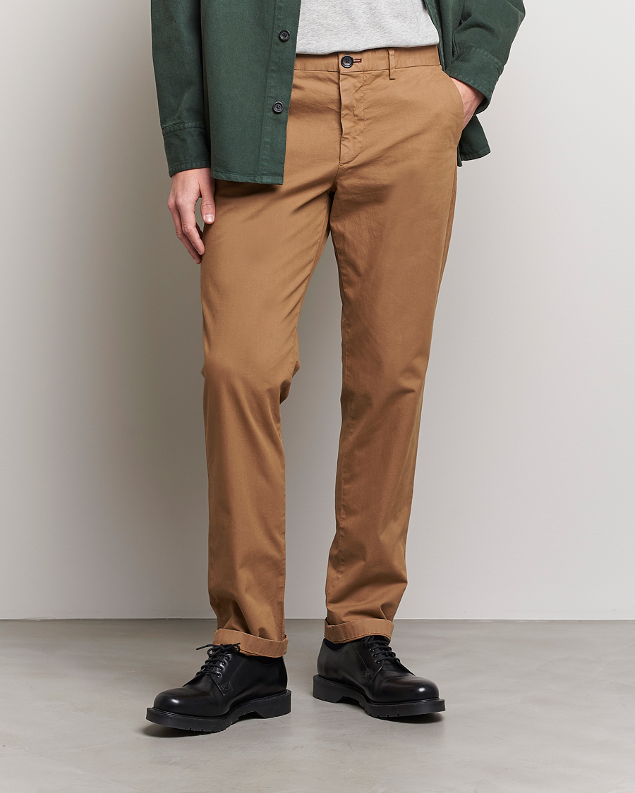 Heren | Broeken | PS Paul Smith | Regular Fit Chino Camel