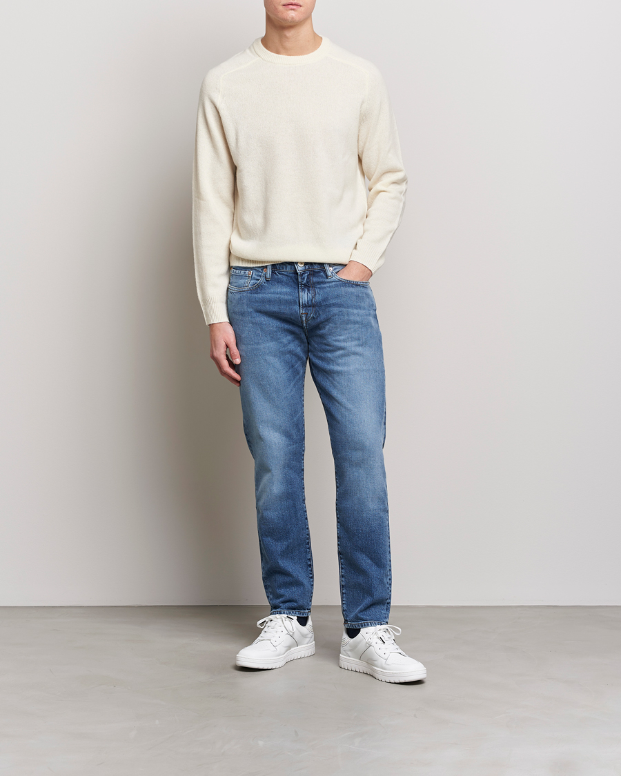Heren | Jeans | PS Paul Smith | Taped Fit Organic Cotton Jeans Mid Blue
