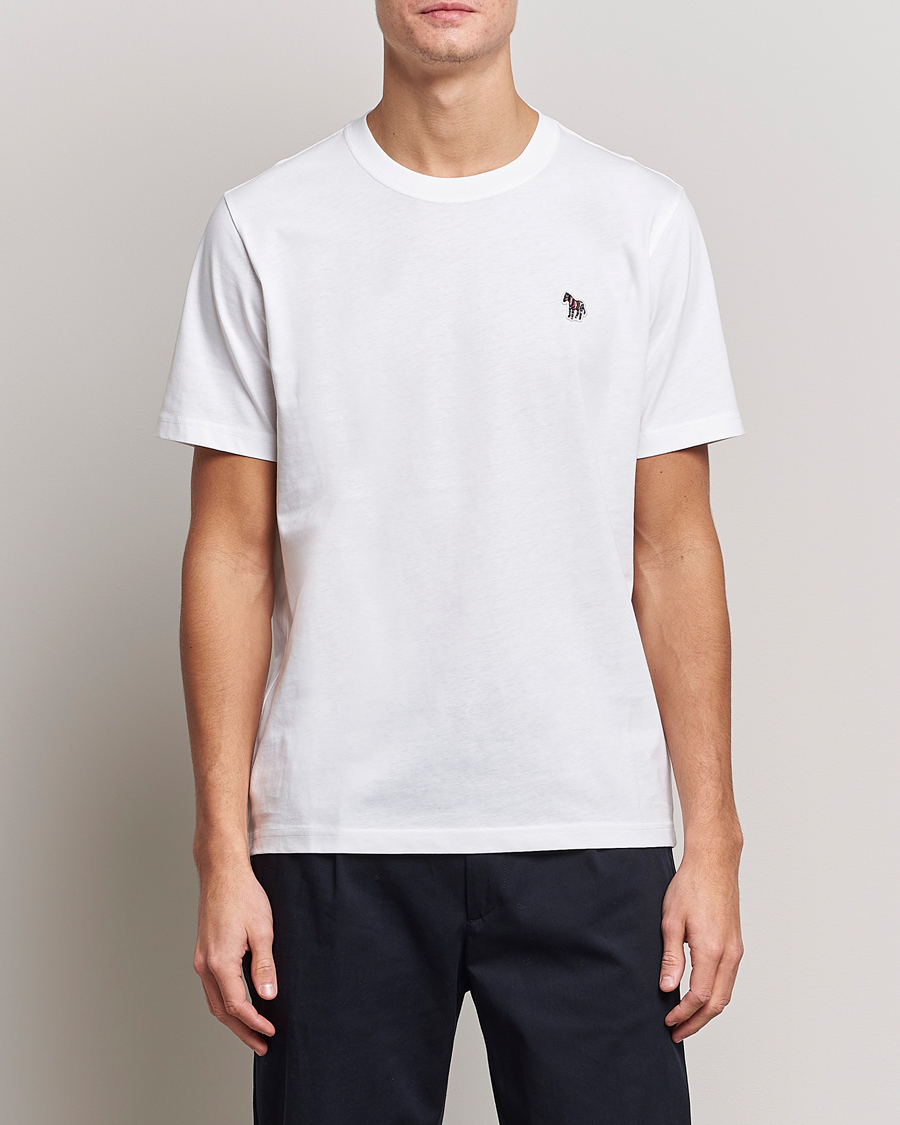 Heren | T-shirts | PS Paul Smith | Classic Organic Cotton Zebra T-Shirt White