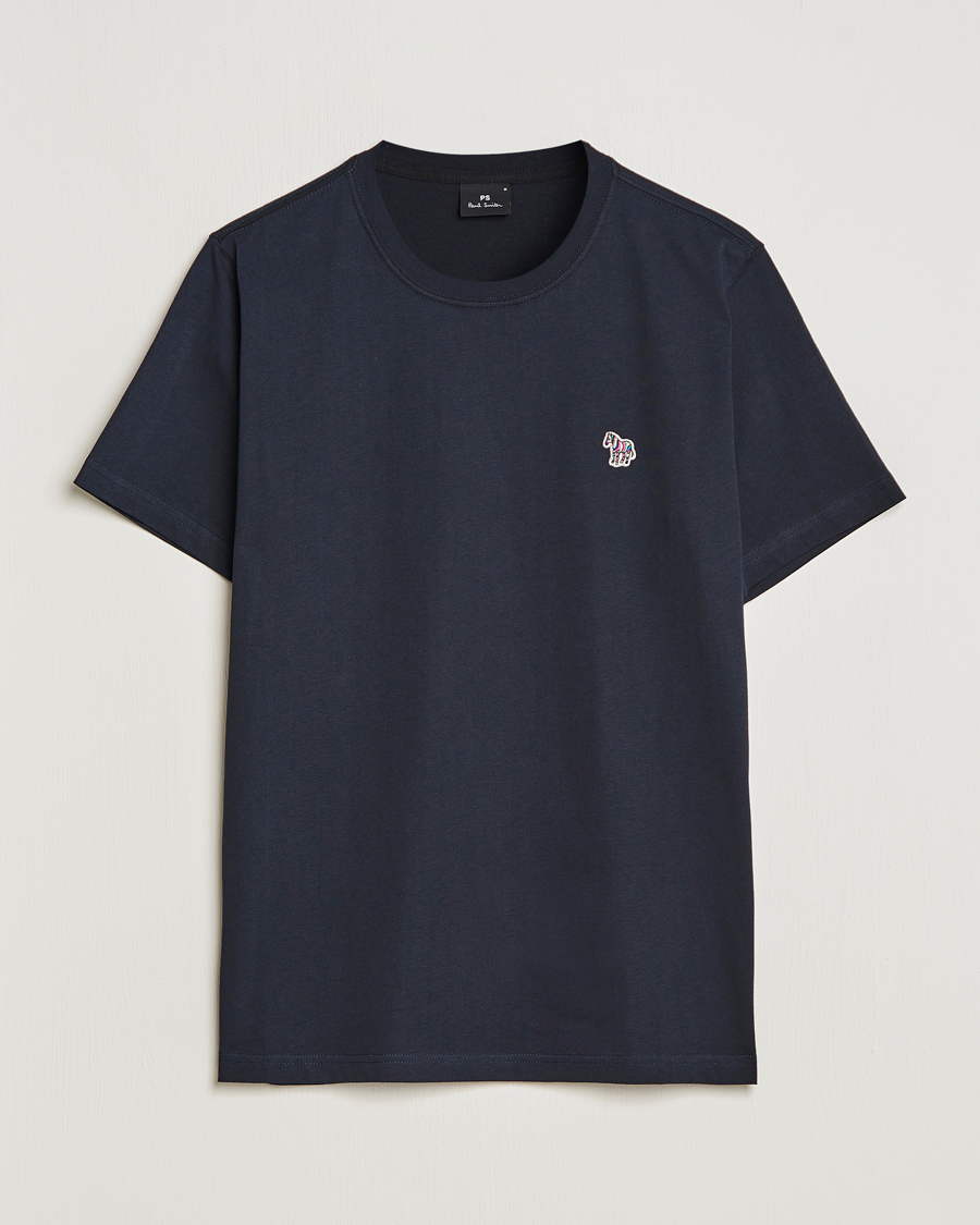 Heren | T-shirts | PS Paul Smith | Organic Cotton Zebra T-Shirt Navy