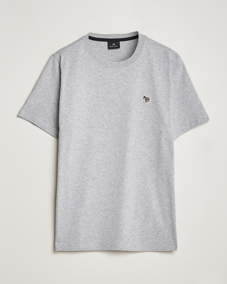 Heren | PS Paul Smith | PS Paul Smith | Organic Cotton Zebra T-Shirt Grey