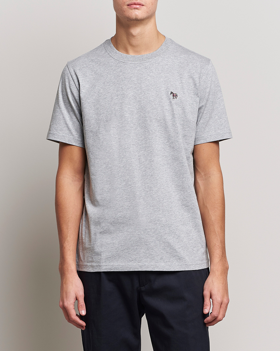 Heren | PS Paul Smith | PS Paul Smith | Organic Cotton Zebra T-Shirt Grey