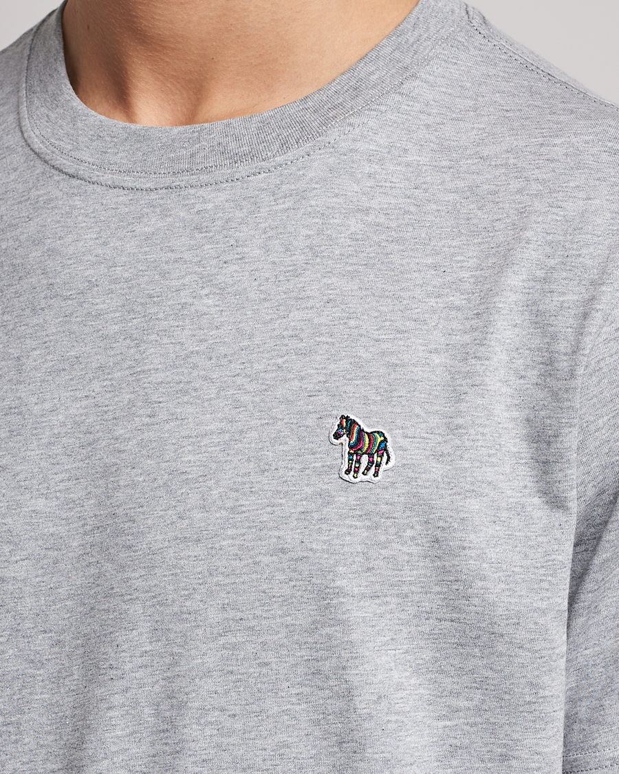 Heren | T-shirts | PS Paul Smith | Organic Cotton Zebra T-Shirt Grey