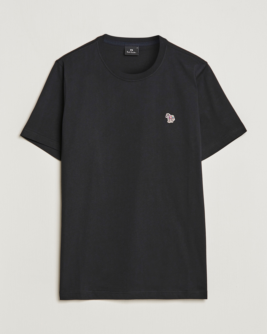 Heren | PS Paul Smith | PS Paul Smith | Classic Organic Cotton Zebra T-Shirt Black