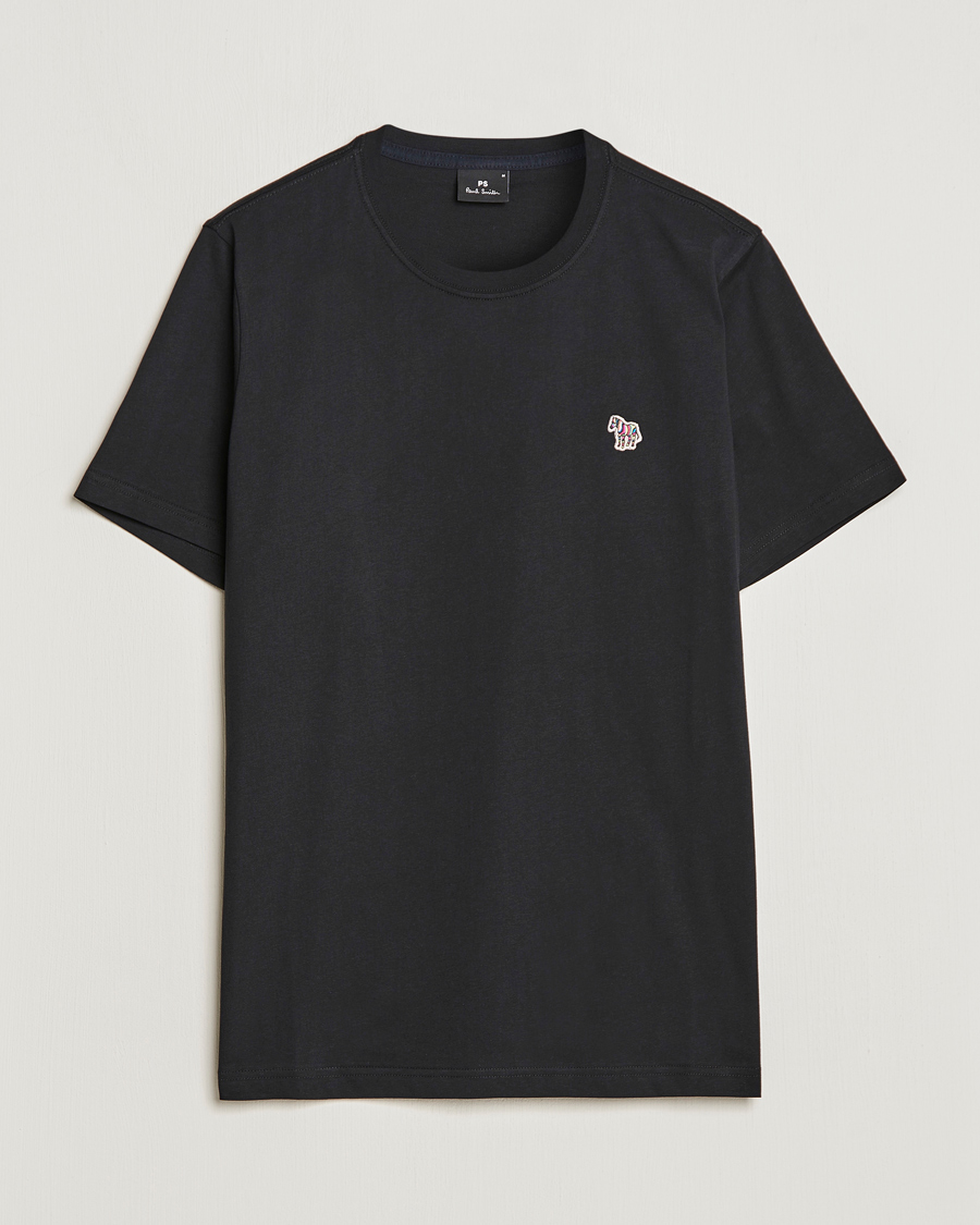 Heren | T-shirts | PS Paul Smith | Classic Organic Cotton Zebra T-Shirt Black