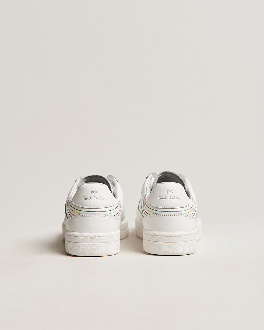 Heren | PS Paul Smith Liston Leather Sneaker White | PS Paul Smith | Liston Leather Sneaker White