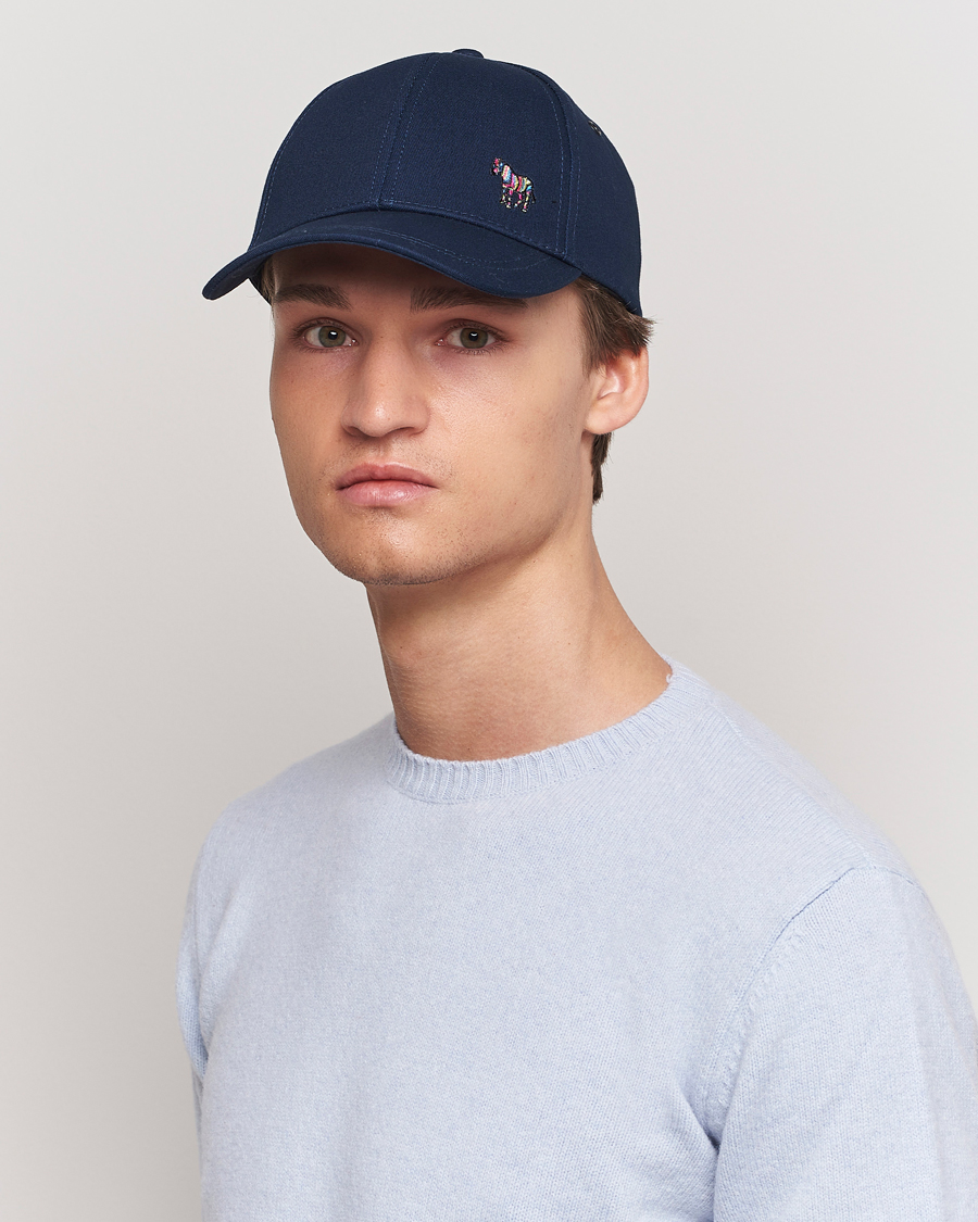 Heren | Best of British | PS Paul Smith | Baseball Zebra Cap Navy