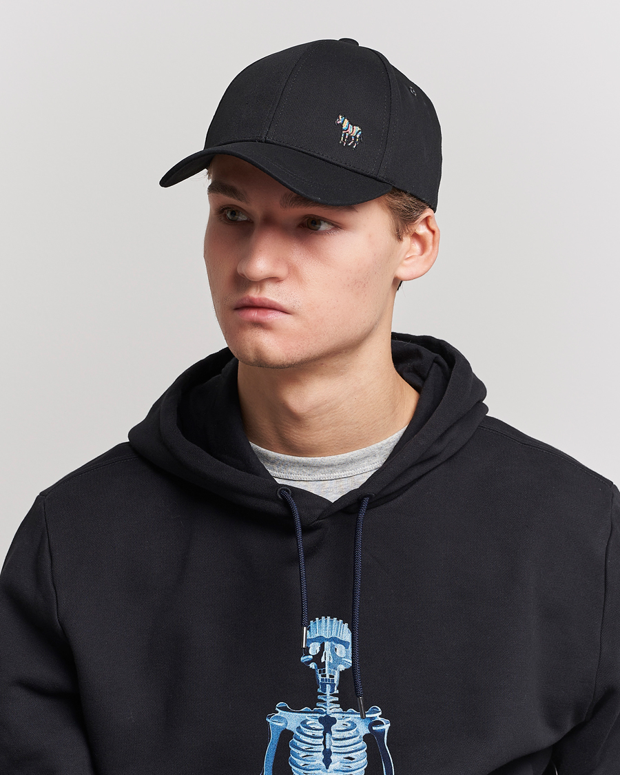 Heren | Best of British | PS Paul Smith | Baseball Zebra Cap Black