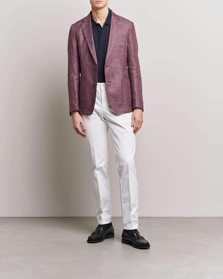 Heren | Broeken | BOSS BLACK | Genius Cotton Trousers White